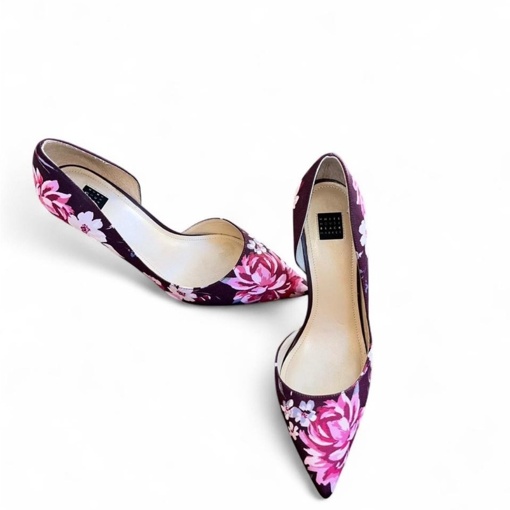 Floral Pointed-Toe Women's Shoes - Picture 2 of 6